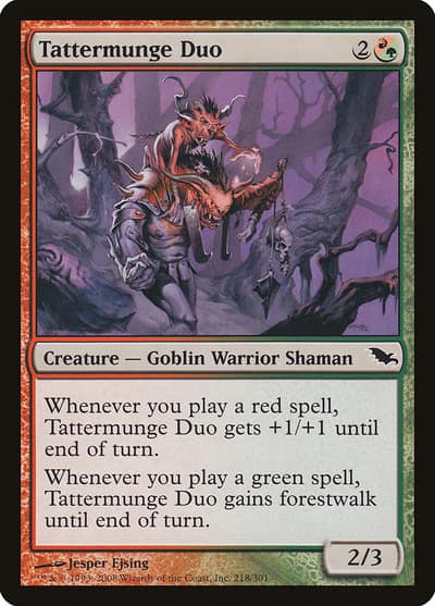 Tattermunge Duo 218 Shadowmoor Magic card