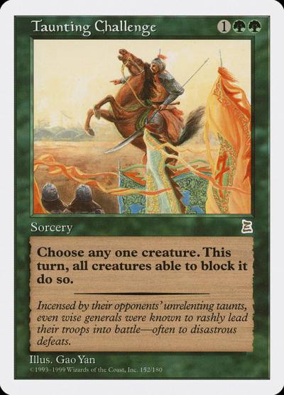 Taunting Challenge PTK-152 Portal Three Kingdoms Magic card