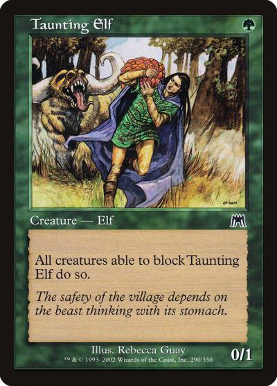 Taunting Elf ONS-290 Onslaught Magic card
