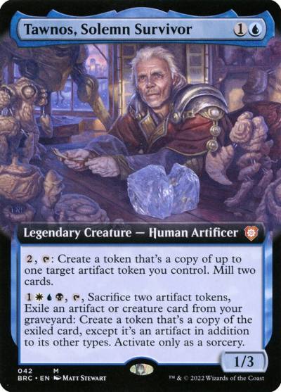 Tawnos, Solemn Survivor BRC-42 The Brothers' War Commander Magic card