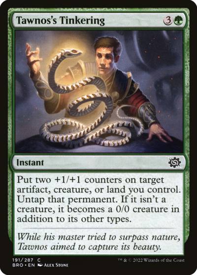 Tawnos's Tinkering BRO-191 The Brothers' War Magic card
