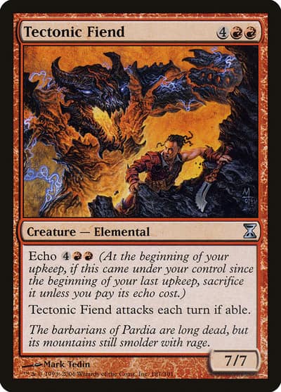 Tectonic Fiend 181 Time Spiral Magic card