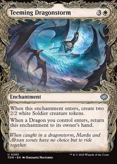 Teeming Dragonstorm TDM-293 Tarkir: Dragonstorm Magic card