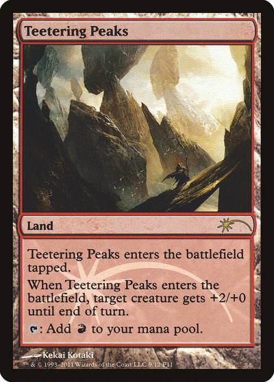 Teetering Peaks F11-9 Friday Night Magic 2011 Magic card