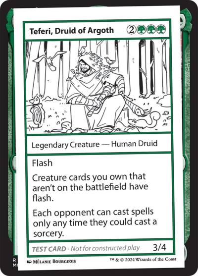 Teferi, Druid of Argoth MB2-586 Mystery Booster 2 Magic card