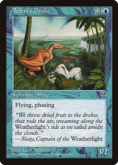 Teferi's Drake MIR-97 Mirage Magic card
