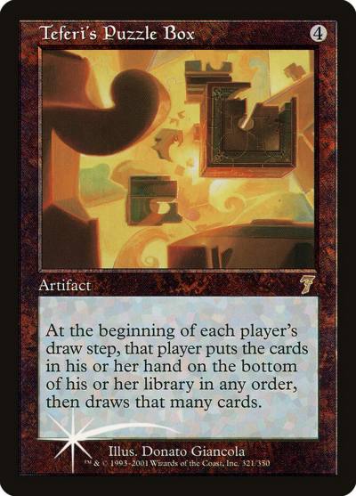 Teferi's Puzzle Box 7ED-321STAR Seventh Edition Magic card