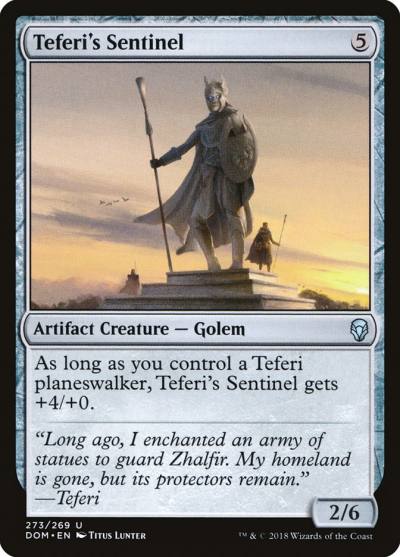 Teferi's Sentinel 273 Dominaria Magic card