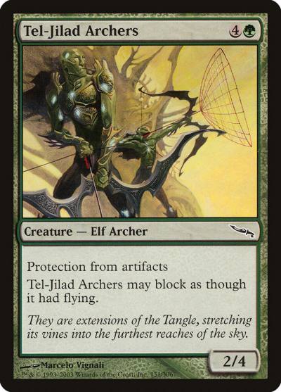 Tel-Jilad Archers MRD-131 Mirrodin Magic card