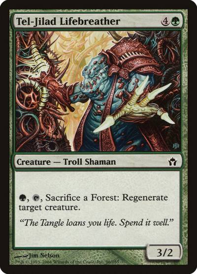 Tel-Jilad Lifebreather 96 Fifth Dawn Magic card