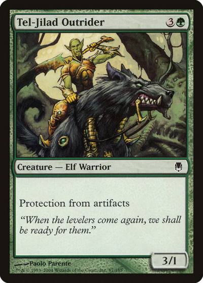 Tel-Jilad Outrider 87 Darksteel Magic card