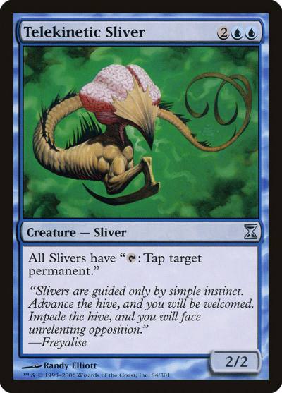 Telekinetic Sliver TSP-84 Time Spiral Magic card