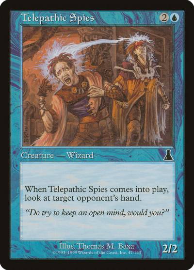 Telepathic Spies UDS-47 Urza's Destiny Magic card