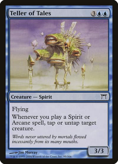 Teller of Tales 95 Champions of Kamigawa Magic card