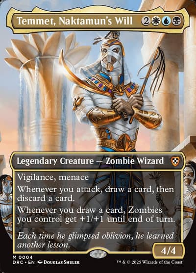 Temmet, Naktamun's Will 4 Aetherdrift Commander Magic card