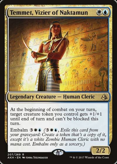 Temmet, Vizier of Naktamun AKH-207 Amonkhet Magic card