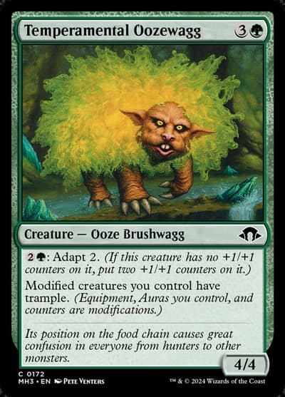 Temperamental Oozewagg 172 Modern Horizons 3 Magic card