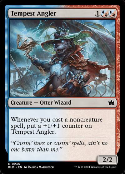 Tempest Angler BLB-235 Bloomburrow Magic card