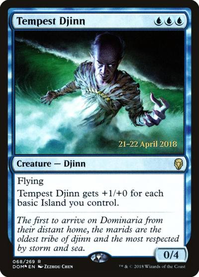 Tempest Djinn PDOM-68S Dominaria Promos Magic card