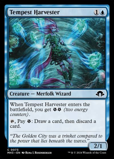 Tempest Harvester MH3-73 Modern Horizons 3 Magic card