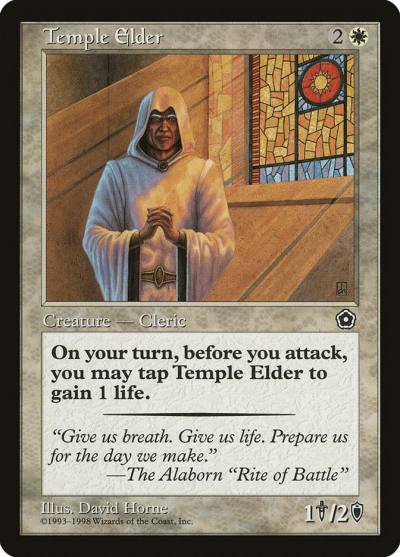 Temple Elder P02-24 Portal Second Age Magic card