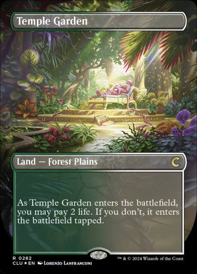 Temple Garden CLU-282 Ravnica: Clue Edition Magic card