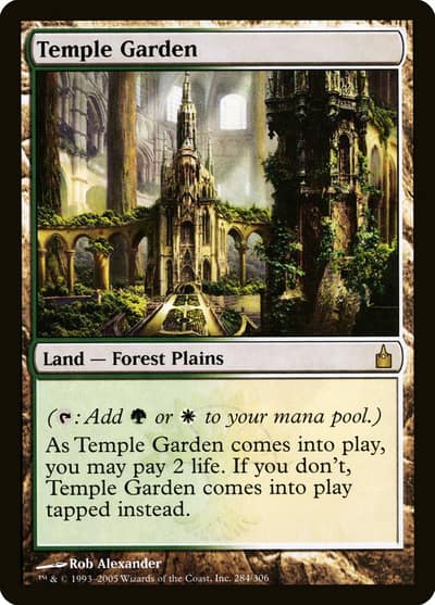 Temple Garden RAV-284 Ravnica: City of Guilds Magic card