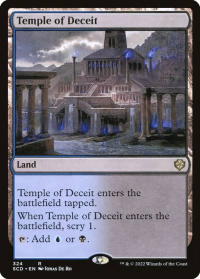 Temple of Deceit SCD-324 Starter Commander Decks Magic card
