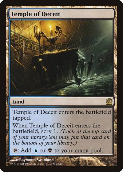 Temple of Deceit THS-225 Theros Magic card