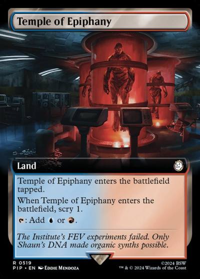Temple of Epiphany PIP-519 Fallout Magic card