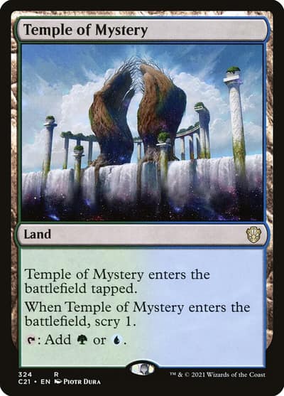 Temple of Mystery C21-324 Commander 2021 Magic card