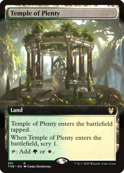 Temple of Plenty THB-351 Theros Beyond Death Magic card