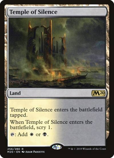 Temple of Silence M20-256 Core Set 2020 Magic card
