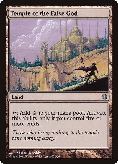 Temple of the False God C13-327 Commander 2013 Magic card