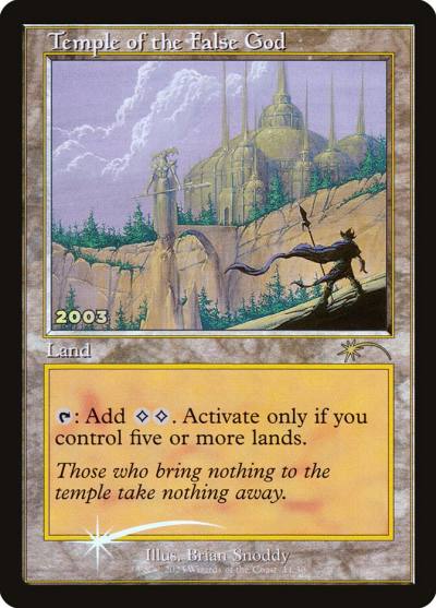 Temple of the False God P30A-11 30th Anniversary Play Promos Magic card