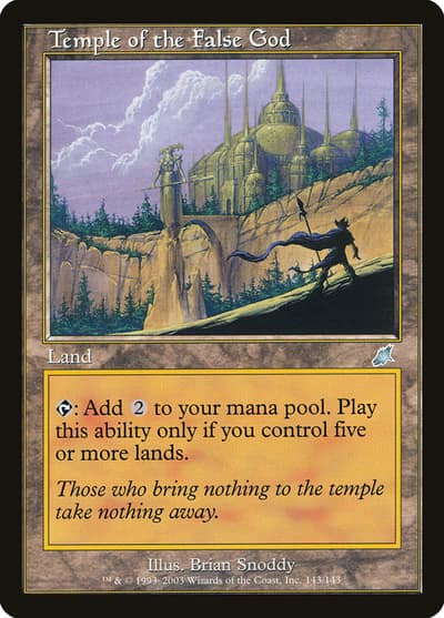 Temple of the False God SCG-143 Scourge Magic card