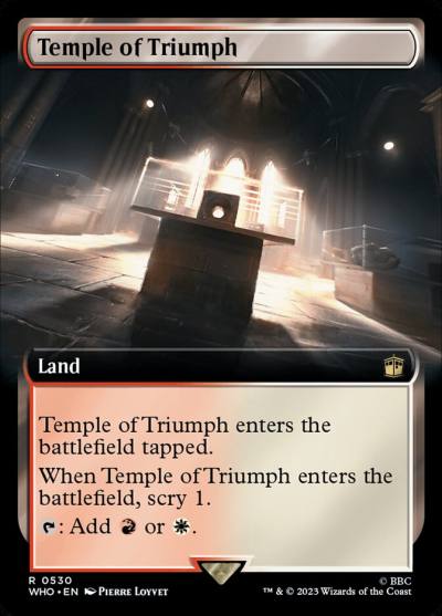 Temple of Triumph WHO-530 Doctor Who Magic card