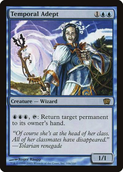 Temporal Adept 8ED-106STAR Eighth Edition Magic card