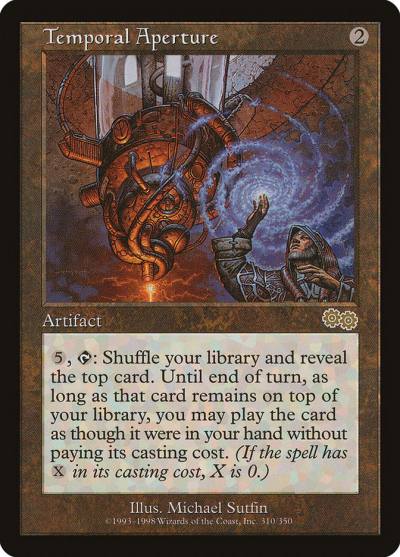 Temporal Aperture USG-310 Urza's Saga Magic card