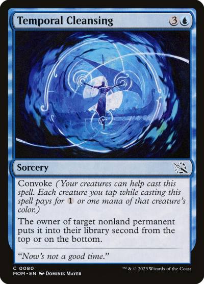 Temporal Cleansing MOM-80 March of the Machine Magic card