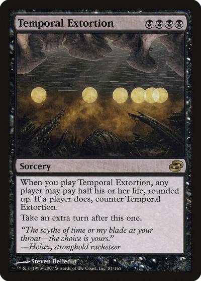 Temporal Extortion PLC-81 Planar Chaos Magic card