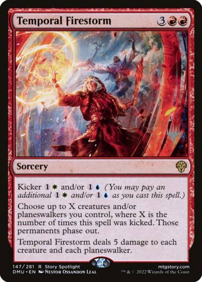 Temporal Firestorm PDMU-147P Dominaria United Promos Magic card