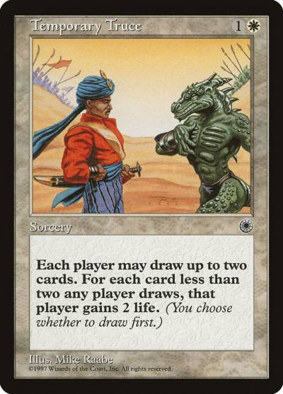 Temporary Truce POR-33 Portal Magic card