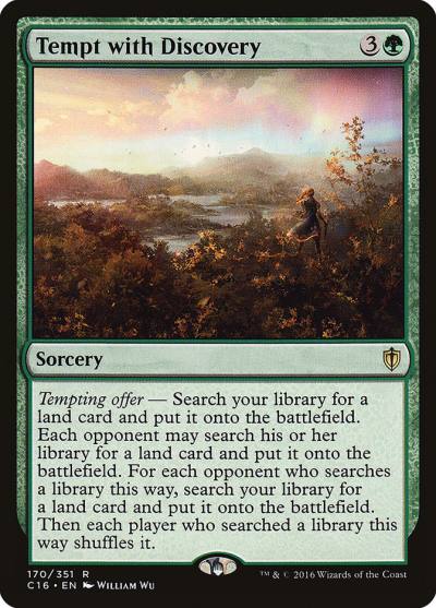 Tempt with Discovery C16-170 Commander 2016 Magic card