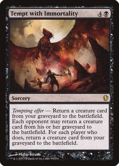 Tempt with Immortality C13-95 Commander 2013 Magic card
