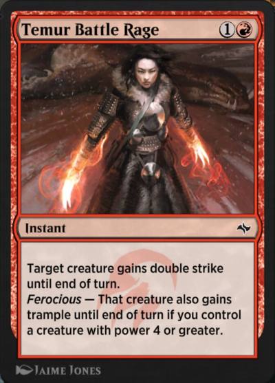 Temur Battle Rage EA1-10 Explorer Anthology 1 Magic card