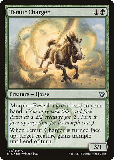 Temur Charger 153 Khans of Tarkir Magic card