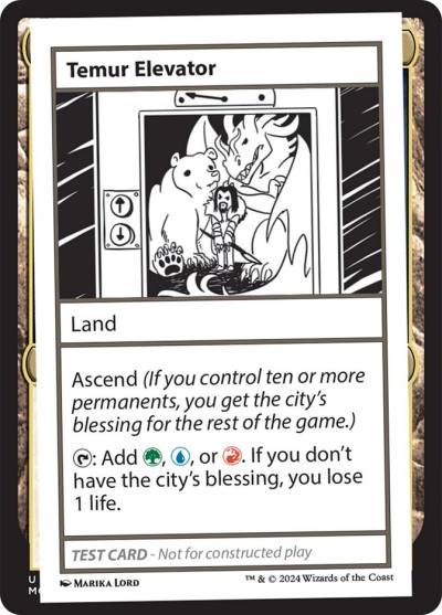 Temur Elevator MB2-619 Mystery Booster 2 Magic card