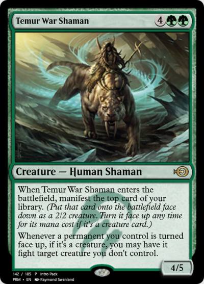 Temur War Shaman PRM-55715 Magic Online Promos Magic card