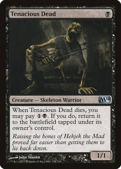 Tenacious Dead M14-118 Magic 2014 Magic card